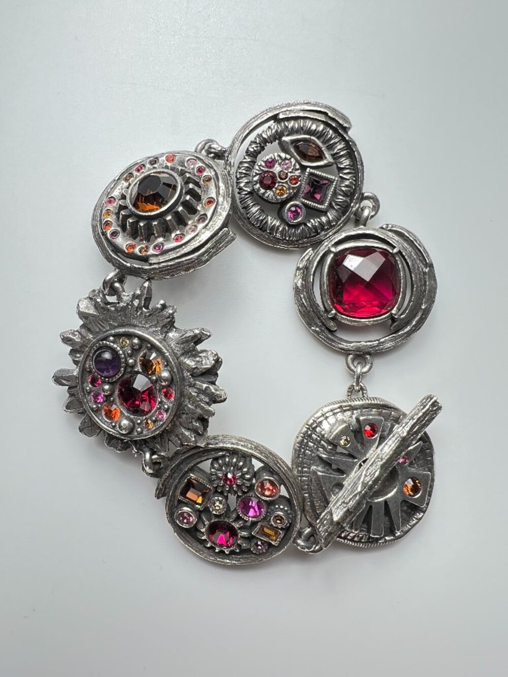 PATRICIA LOCKE USA Joy Celebration Women’s Bracelet Swarovski Crystals 8” 2004
